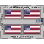 USN ensign flag modern STEEL 1/350
