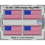 USN Ensign flag WW2 STEEL  1/350