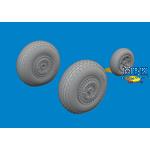 Martin B-26G Marauder wheels 1/48