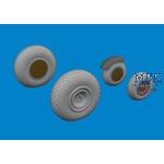 Consolidated B-24D Liberator wheels 1/48