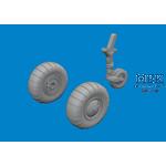 Fieseler Fi-156C Storch wheels 1/48