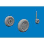 Messerschmitt Bf-109K-4 wheels 1/72