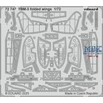 Grumman TBM-3 Avenger folded wings details 1/72