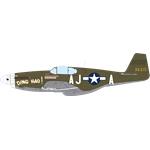 North American P-51B/C Malcolm Hood Canopy Hybrid
