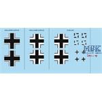 Bf-109 F-2 national insignia 1/48