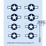 North-American P-51D Mustang US national insignia