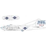 B-17F US national insignia blue outl. Masking Tape