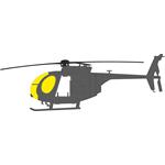 Boeing MH-6J 1/48 TFace Masking Tape