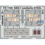 SBD-1 seatbelts STEEL  1/48