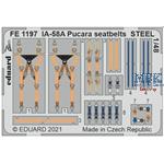 IA-58A PUCARA Seatbelts STEEL 1/48