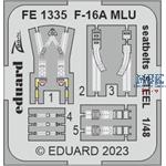 General-Dynamics F-16A MLU seatbelts STEEL 1/48