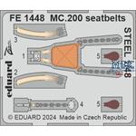MC.200 seatbelts STEEL 1/48 ZOOM