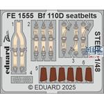 Messerschmitt Bf-110D seatbelts STEEL 1/48