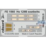 Henschel Hs-129B seatbelts STEEL 1/48