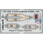 Republic P-47N Thunderbolt seatbelts STEEL 1/48