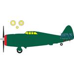 Republic P-47D Thunderbolt Razorback Masking Tape