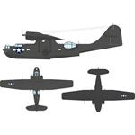 Consolidated PBY-5A US insignia #1 Masking Tape