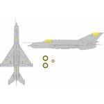 Mikoyan MiG-21MF TFace 1/48  Masking Tape