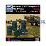 German WWII Jerrycans & Oil Drums