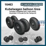 Kübelwagen weighted desert tire wheels