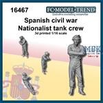 Spanish civil war, nationalist tank crew