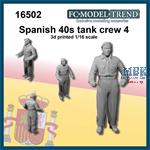 Spanish tank crew 40s #4 (1:16)