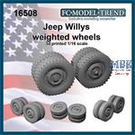 Jeep weighted wheels 1/16