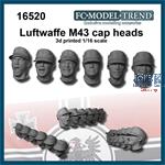 Luftwaffe heads with M43 cap