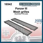 Panzer III / Stug III Mesh grilles  1:16