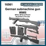 German submachine gun WWII (1:16)
