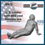 US soldier with M55 vest Vietnam era (1:16)