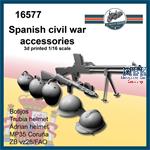 Spanish civil war accessories (1:16)