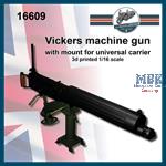 Vickers machine gun w/ Universal carrier mount