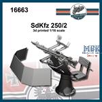 Sd.Kfz 250/4 AA Zwillingssockel 36 (1:16)