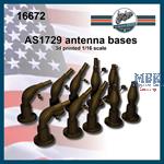 U.S. AS1729 antenna bases (1:16)