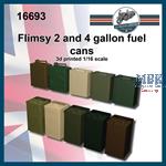 "Flimsy" British fuel container WWII (1:16)