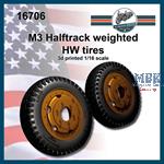 M3 halftrack, weightes HW tires (1:16)