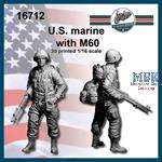 US soldier with M60 Machine Gun (1:16)
