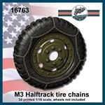 M3 Halftrack, snow chains for front wheels (1:16)