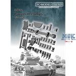 Panzer III clamps / Werkzeughalterungen