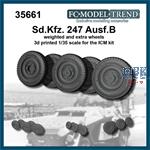 Sd.Kfz.247 weighted wheels