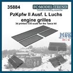 Panzer II Ausf.L Luchs engine cover mesh grilles