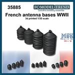 French WWII tanks antenna bases