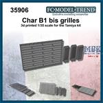 Char B1 bis grilled doors