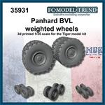Panhard VBL, weighted wheels