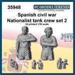 Spanish civil war national tank crew, set 2