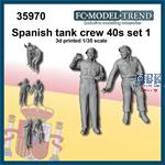 Spanish tank crew,  40s, set 1