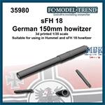 German 15cm howitzer for Hummel