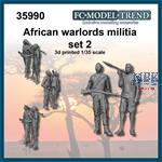 African warlords militia , set 2