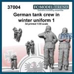 German tank crew in winter uniform WWII, set 1